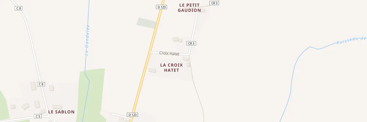 Plan du 5021 La Croix Hatet à Lucé-sous-Ballon