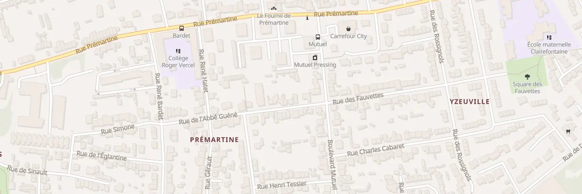 Plan du 45 Rue de l’Abbé Guéné au Mans