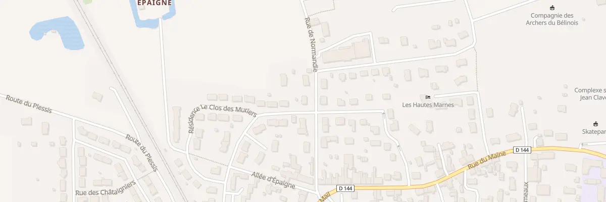 Plan du 7 Rue de Normandie à Laigné-Saint-Gervais