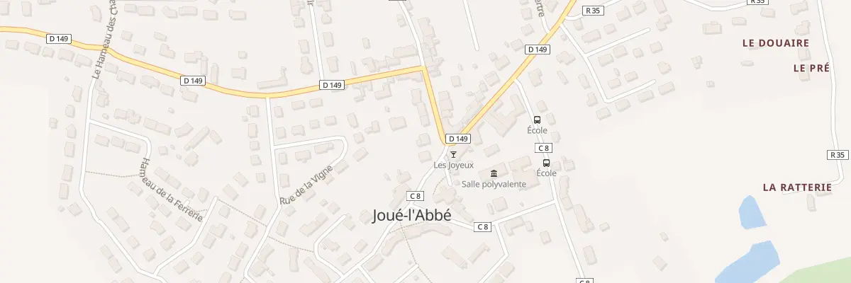 Plan du 9 Rue Principale à Joué-l’Abbé