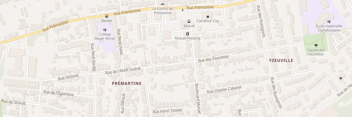Plan du 47 Rue de l’Abbé Guéné au Mans