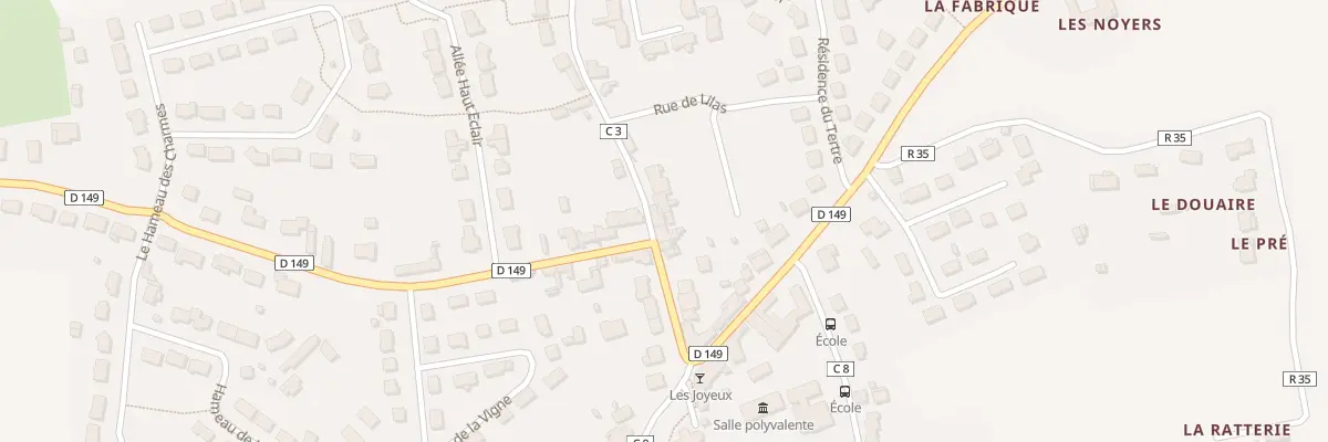 Plan du 2 Rte des Chapuisieres à Joué-l’Abbé