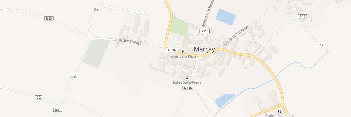 Plan du 6 Rue de la Fontaine à Marçay