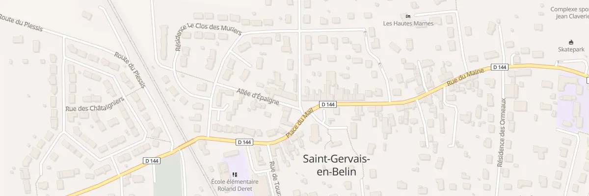 Plan du 1 Rue de Normandie à Laigné-Saint-Gervais