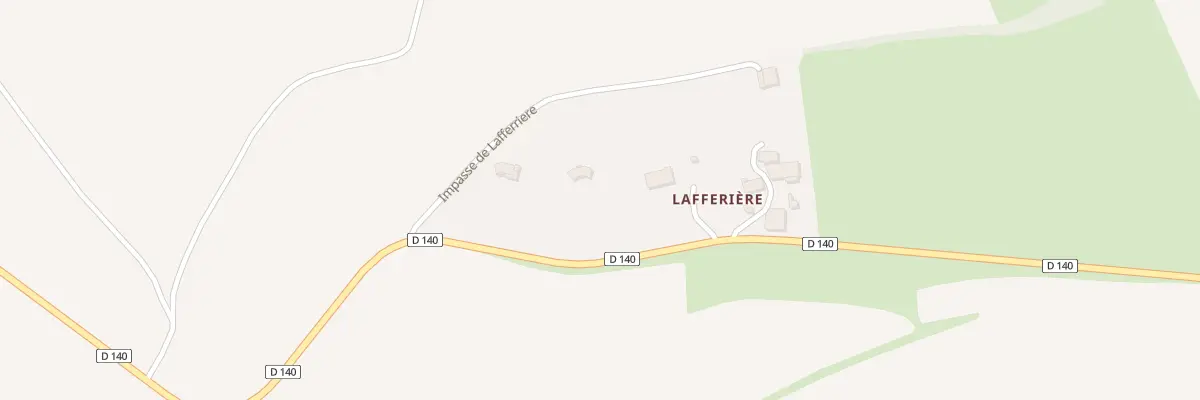 Plan du 35 Rte de Petit-Bersac à Nabinaud