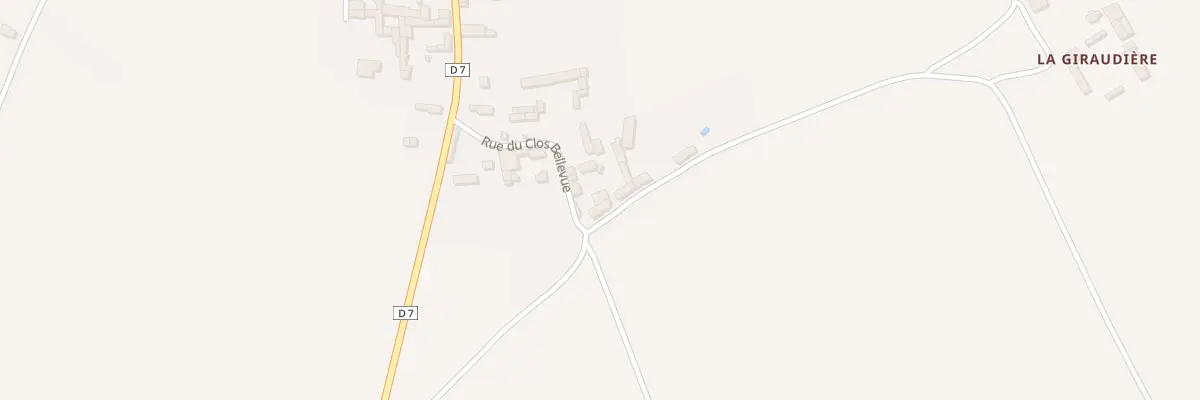 Plan du 9 Rue du Clos Bellevue à Coussay