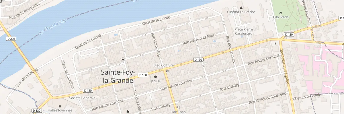 Plan du 70 Rue de la République à Sainte-Foy-la-Grande