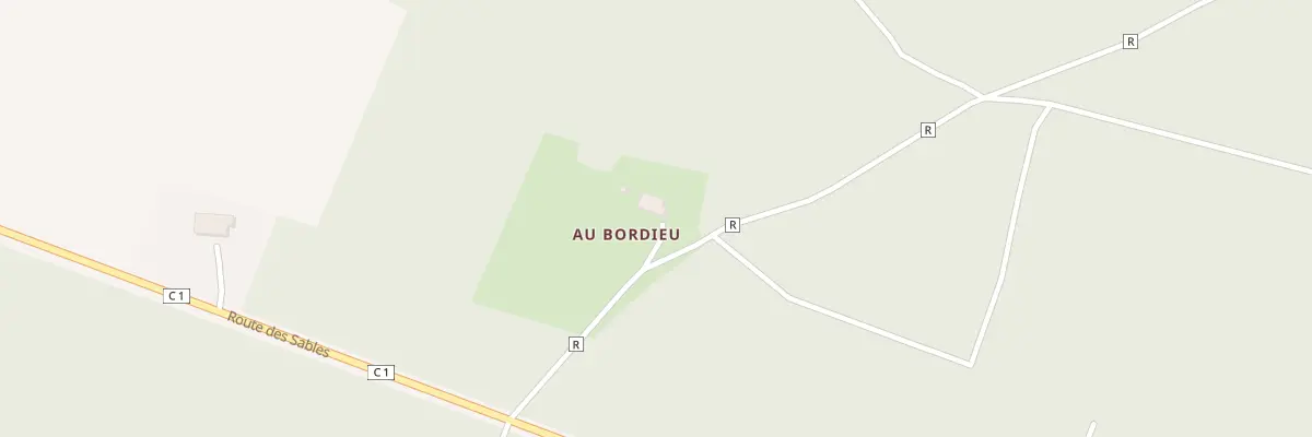 Plan du 2889 Rte des Sables à Caubeyres