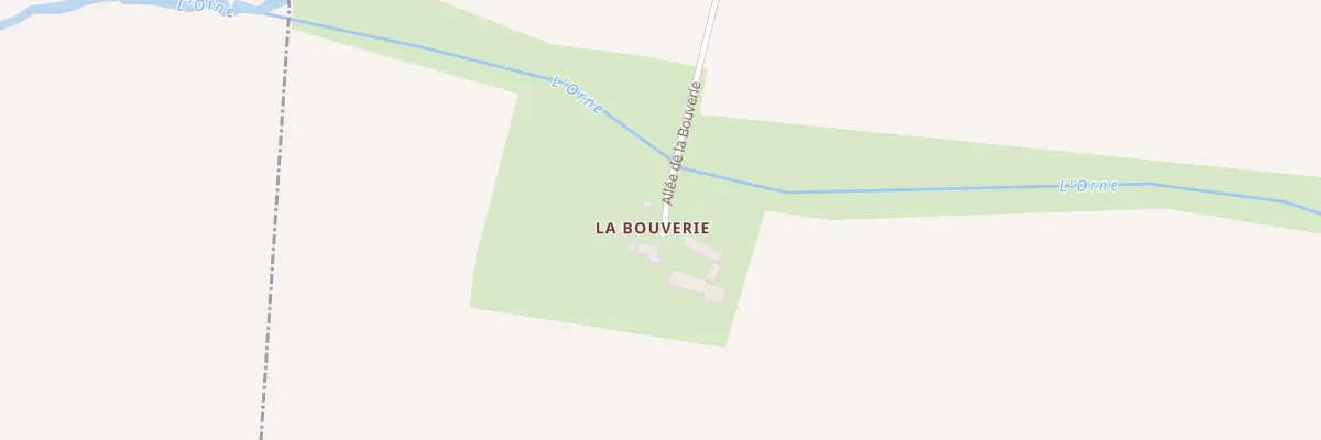 Plan du 344 All de la Bouverie à Aunou-sur-Orne