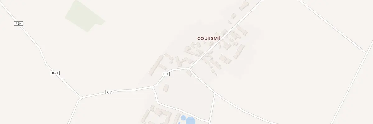 Plan du 7 Couesmé à Marçay
