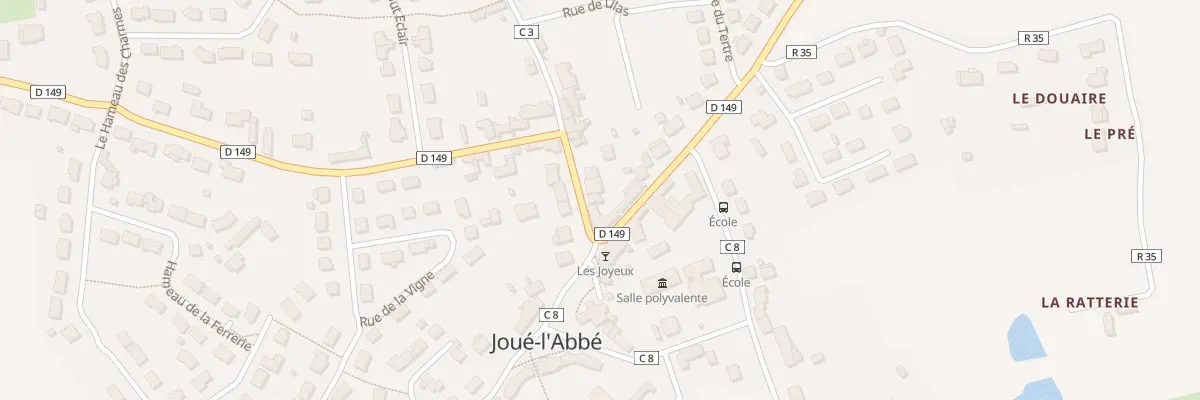 Plan du 14 Rue Principale à Joué-l’Abbé