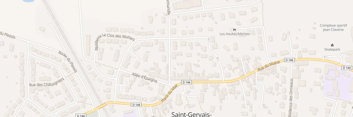 Plan du 4 Rue de Normandie à Laigné-Saint-Gervais
