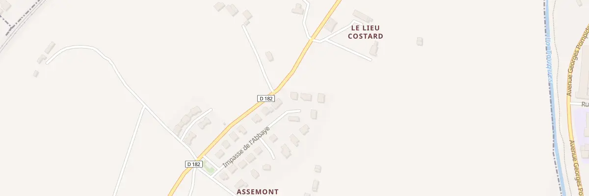Plan du 15 Imp de l’Abbaye à Saint-Désir