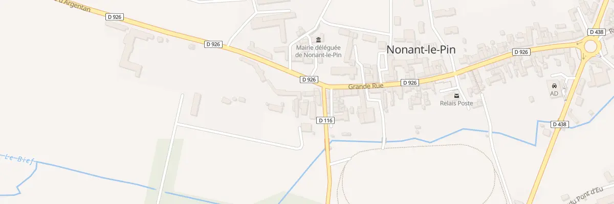 Plan du 7 Pl du Marche à Merlerault-le-Pin