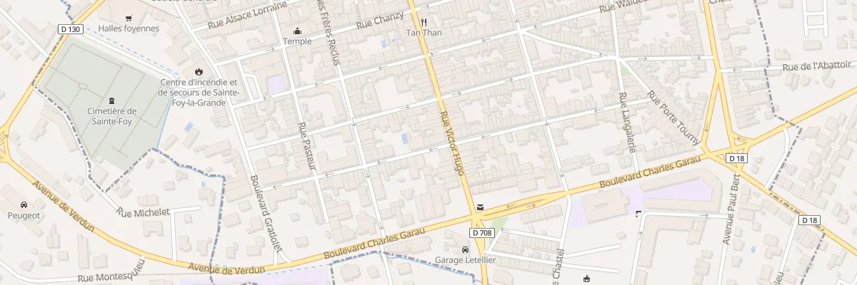 Plan du 30 Rue du Quatre Septembre à Sainte-Foy-la-Grande