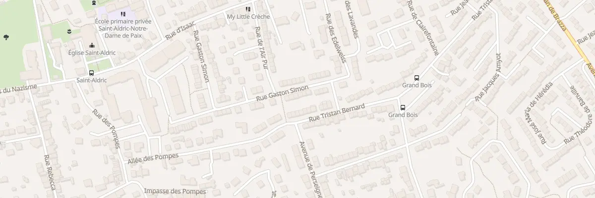Plan du 50 Rue Gaston Simon au Mans