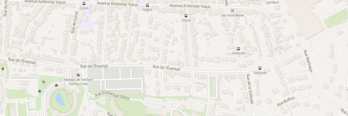 Plan du 115 Rue de l’Eventail au Mans