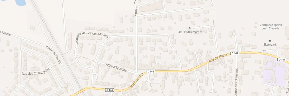 Plan du 4B Rue de Normandie à Laigné-Saint-Gervais
