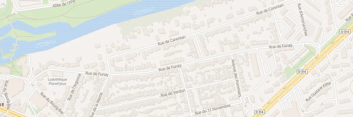 Plan du 103 Rue de Funay au Mans