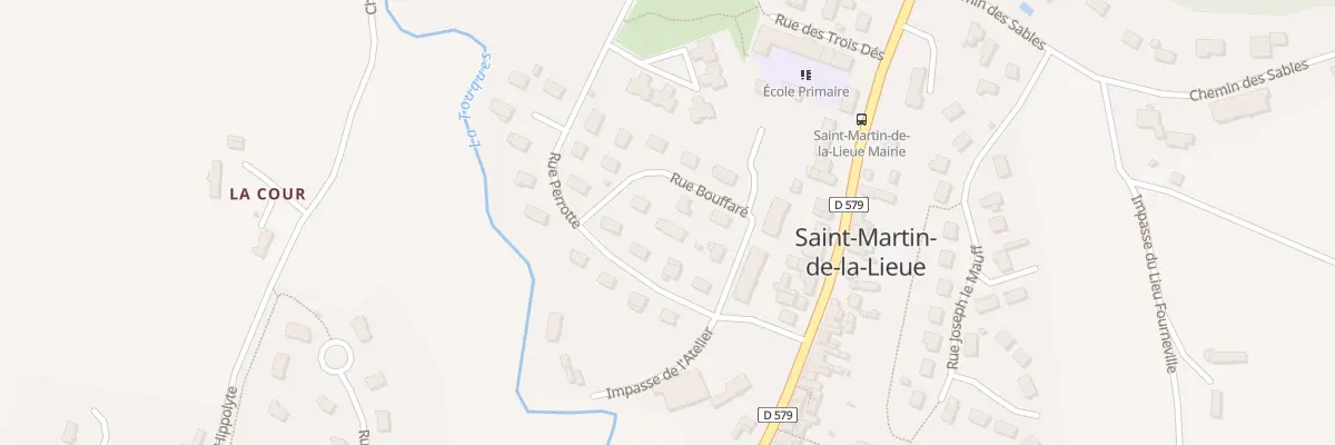 Plan du 6 Rue Bouffaré à Saint-Martin-de-la-Lieue