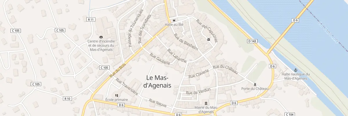Plan du 15 Rue Gauterie au Mas-d’Agenais