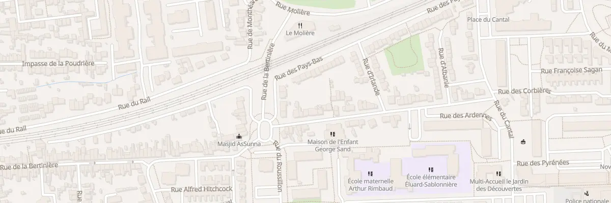 Plan du 17 Rue du Cdt Delaboudinie au Mans
