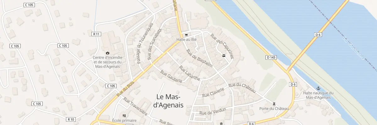 Plan du 58 Rue de Biesheim au Mas-d’Agenais