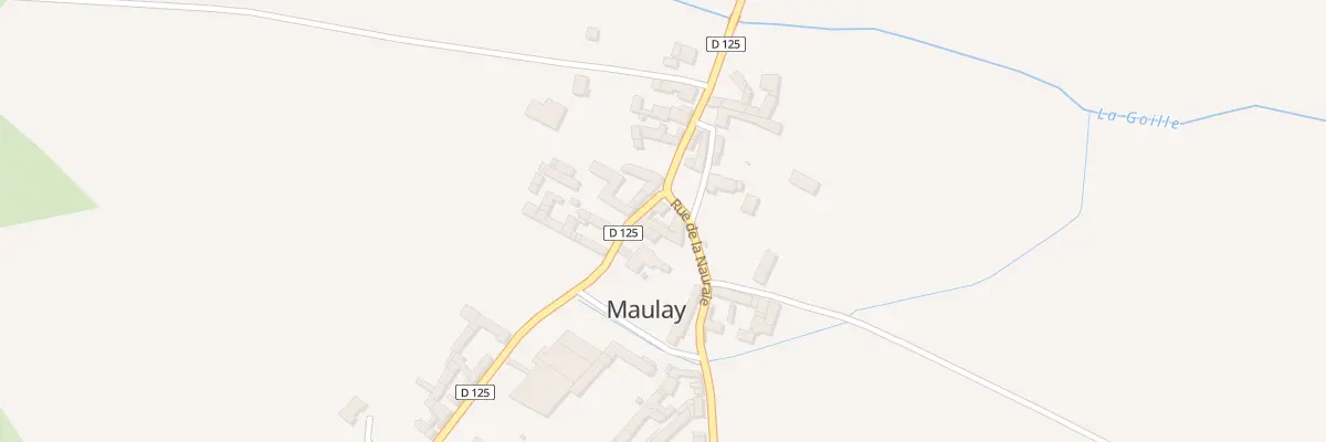 Plan du 16 Le Bourg à Maulay
