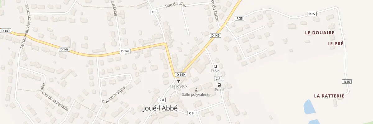 Plan du 10 Rue Principale à Joué-l’Abbé