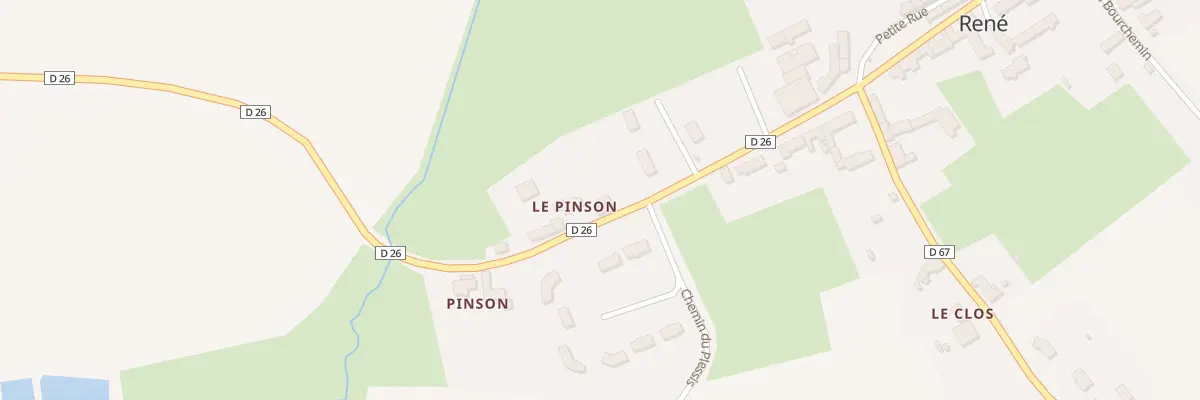 Plan de Pinson à René