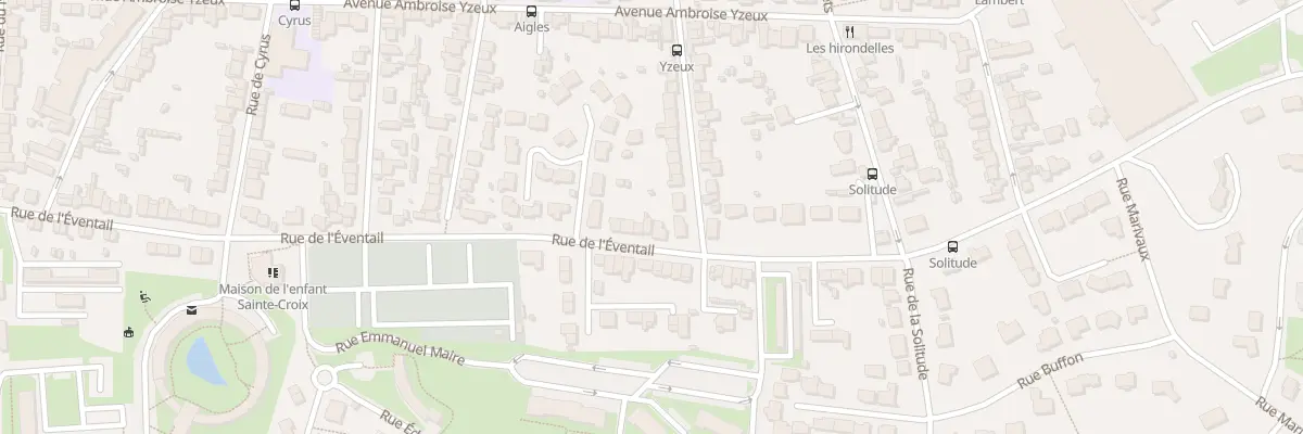 Plan du 119 Rue de l’Eventail au Mans