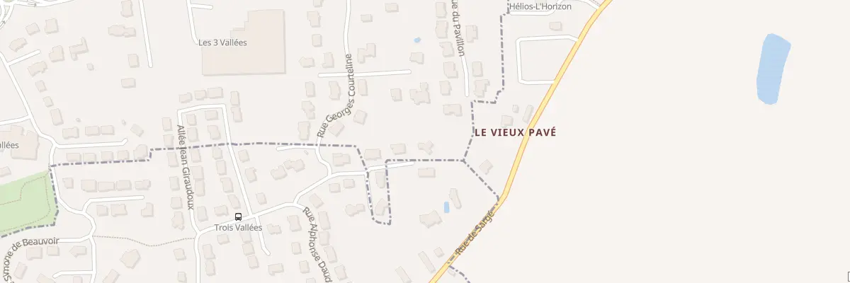 Plan du 7 Cour Georges Courteline à Coulaines