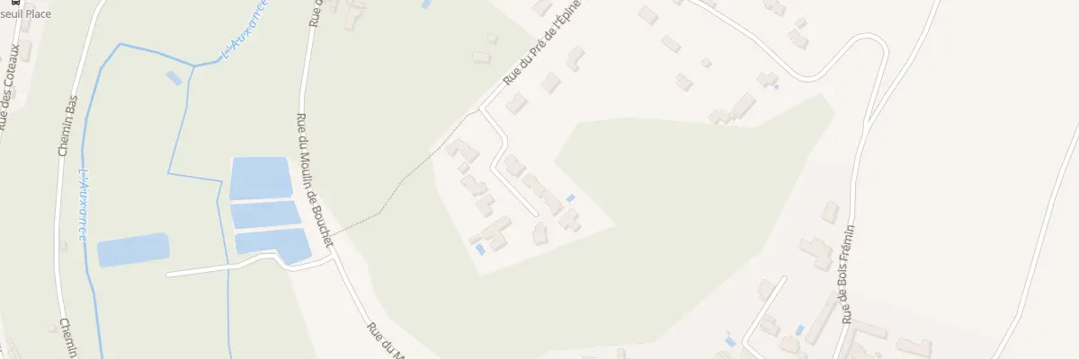 Plan du 3 Clos du Pré de l’Epine à Quinçay