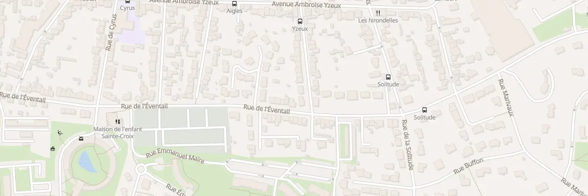 Plan du 121 Rue de l’Eventail au Mans