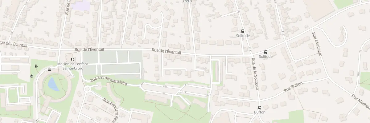 Plan du 166 Rue de l’Eventail au Mans