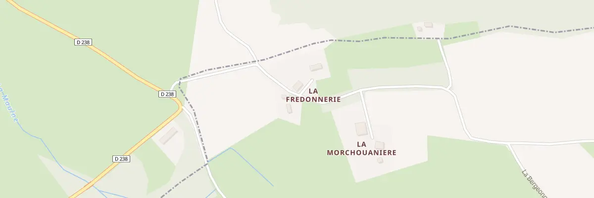 Plan du 103 La Fredonnerie à Marcilly-sur-Maulne