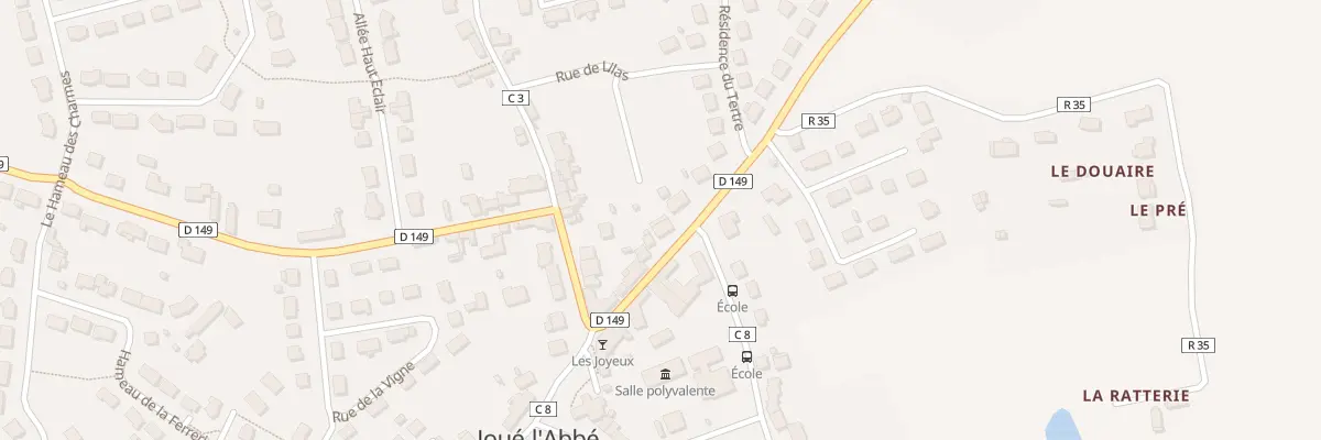 Plan du 4 Rue Principale à Joué-l’Abbé
