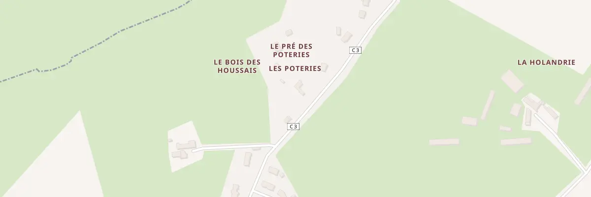 Plan du 35 Rte des Chapuisieres à Joué-l’Abbé