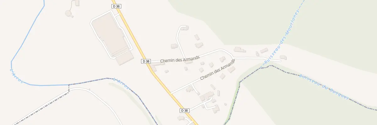 Plan du 4 Che des Armands à Montégut-Arros