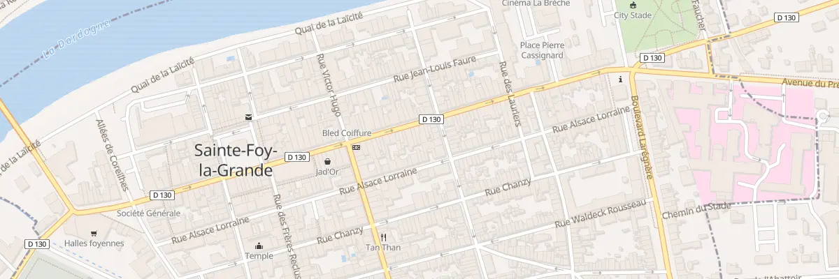 Plan du 87 Rue de la République à Sainte-Foy-la-Grande