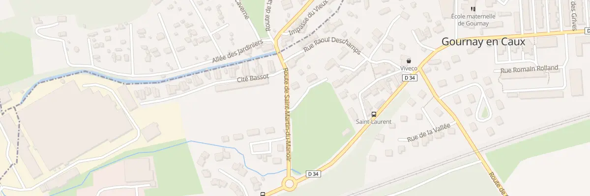 Plan du 2 Rte de Saint-Martin-du-Manoir à Gonfreville-l’Orcher