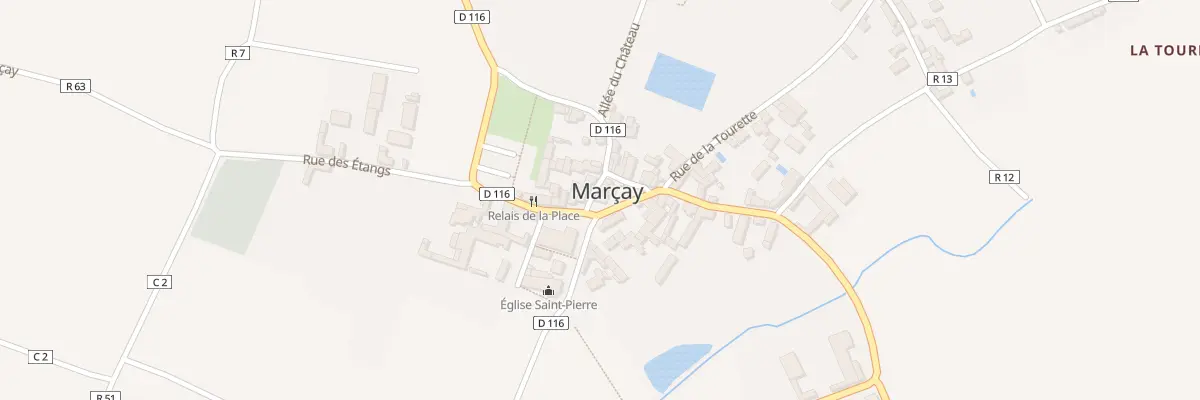 Plan du 19 Rue de la Fontaine à Marçay