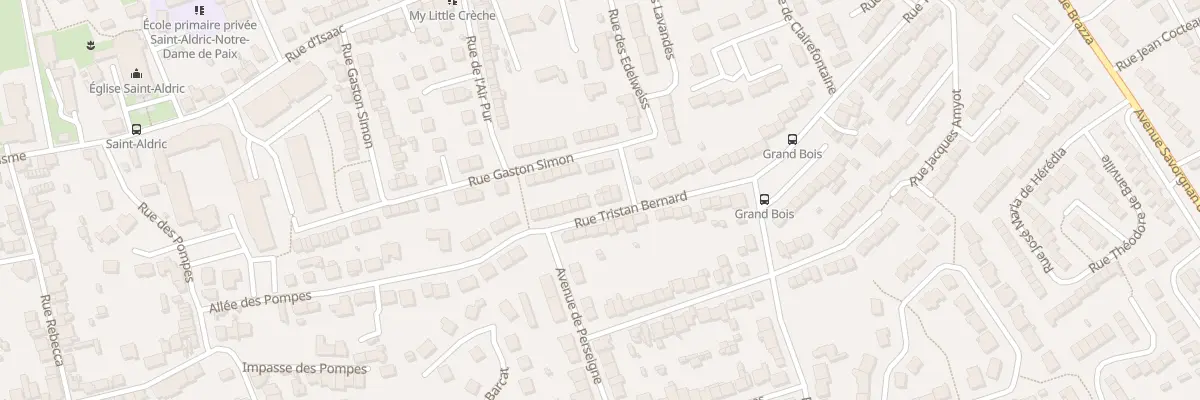 Plan du 67 Rue Tristan Bernard au Mans