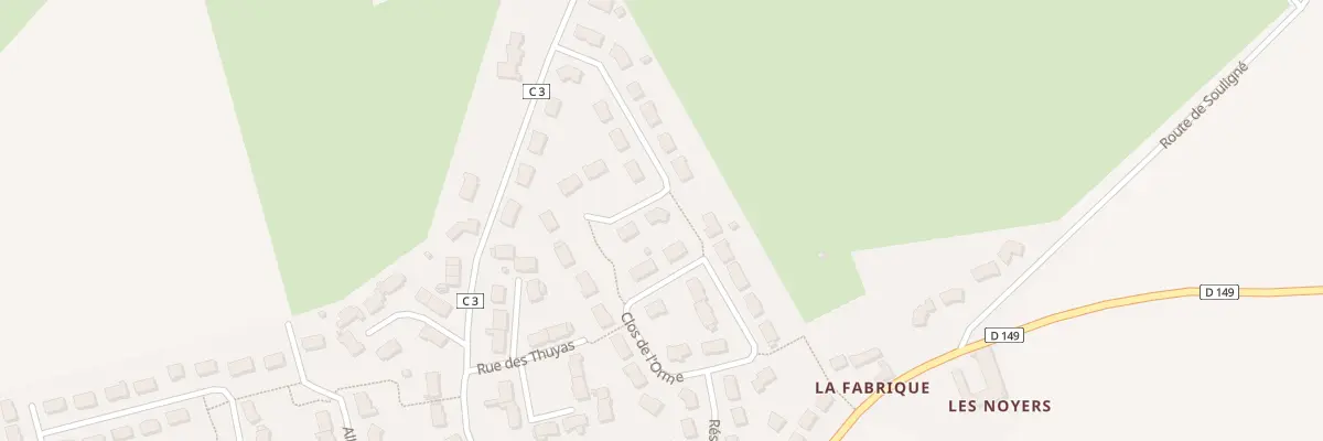 Plan du 11 Le Clos des Genets à Joué-l’Abbé