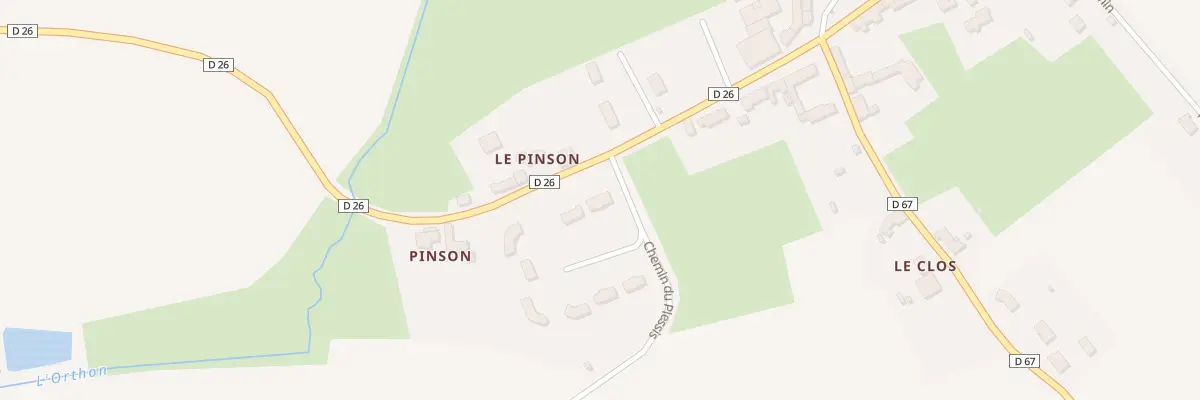 Plan du 9 Pinson à René