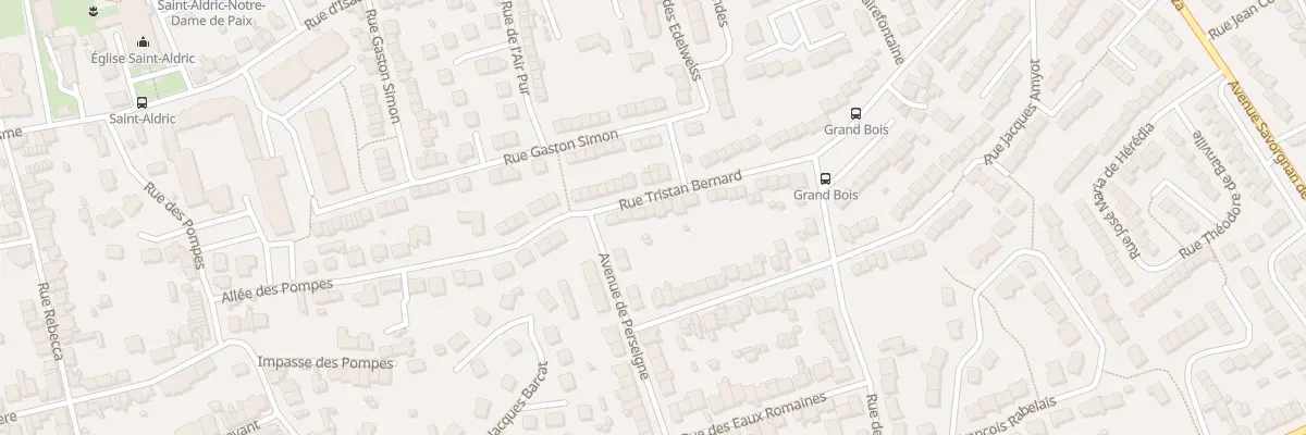 Plan du 64 Rue Tristan Bernard au Mans