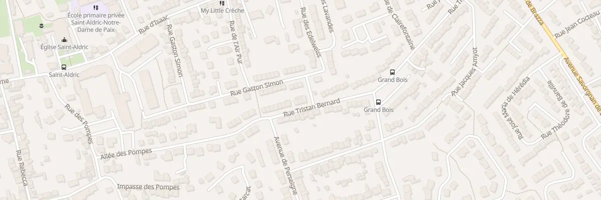 Plan du 69 Rue Tristan Bernard au Mans
