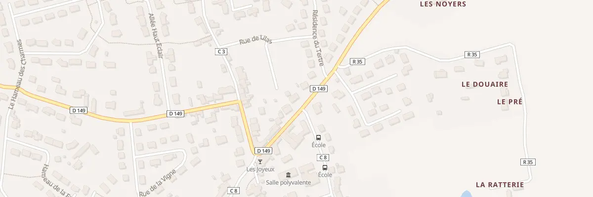 Plan du 2 Rue Principale à Joué-l’Abbé