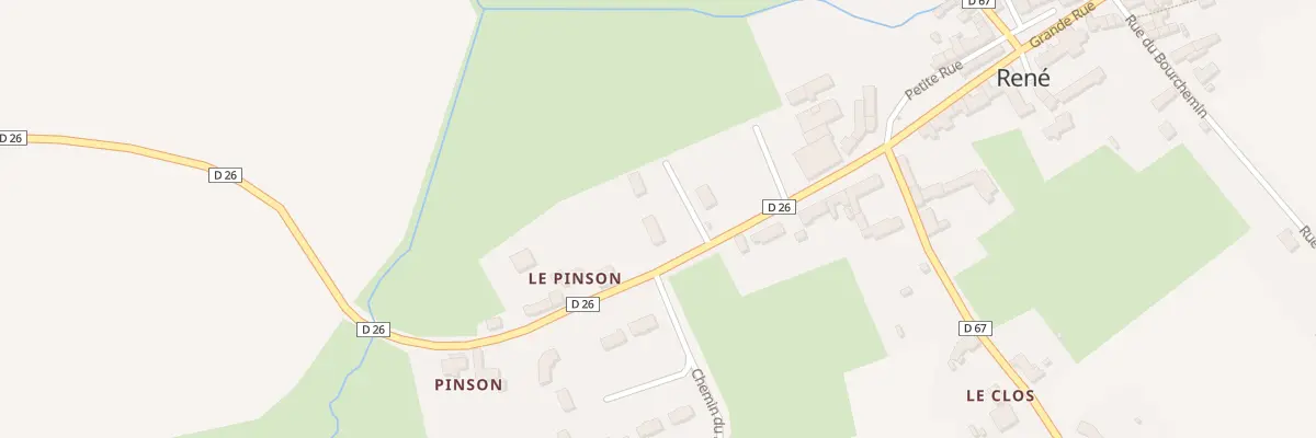 Plan du 1 All du Marais à René