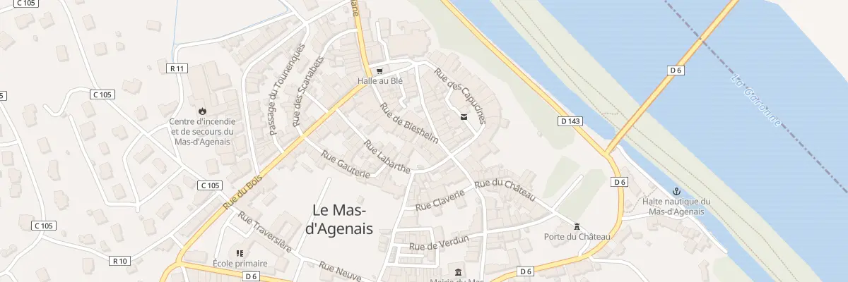 Plan du 18 Rue de Biesheim au Mas-d’Agenais